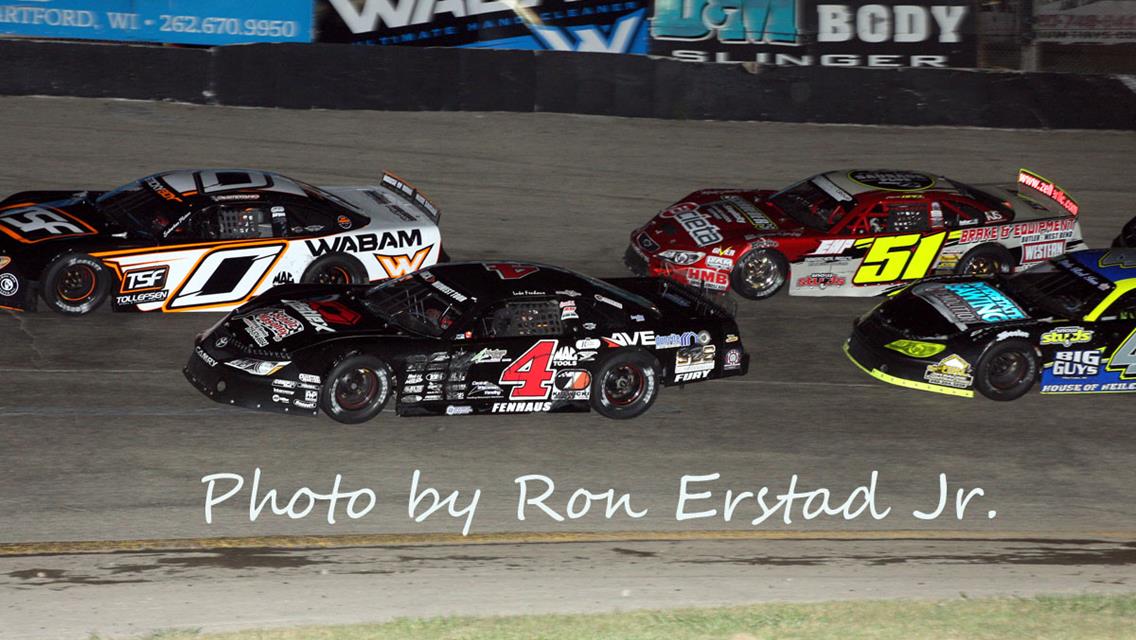 Fenhaus tops Carl Wegner Memorial for first Slinger Super Late Model Feature Win
