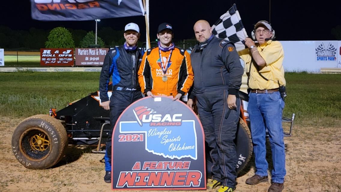 WILSON JETS TO VICTORY IN ADA&#39;S USAC WSO OPENER