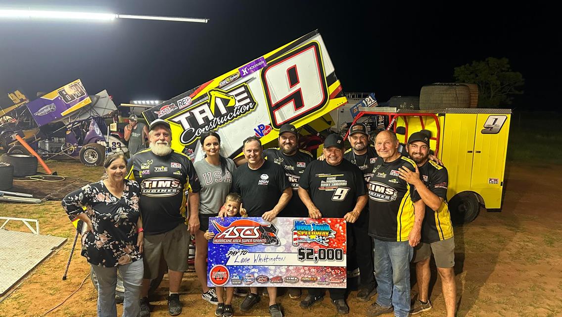 Whittington Back On Top At Deep South Speedway With ASCS Hurricane Area Super Sprints