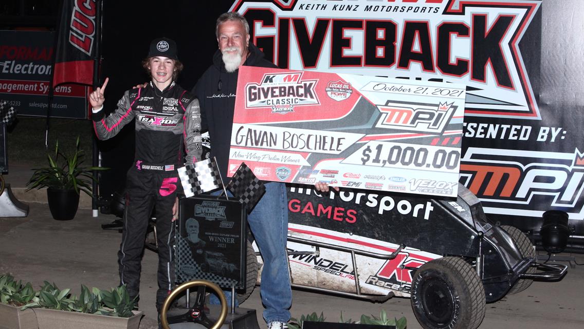 Gavan Boschele Gains Eibach Preliminary Night One Win in KKM Giveback Classic