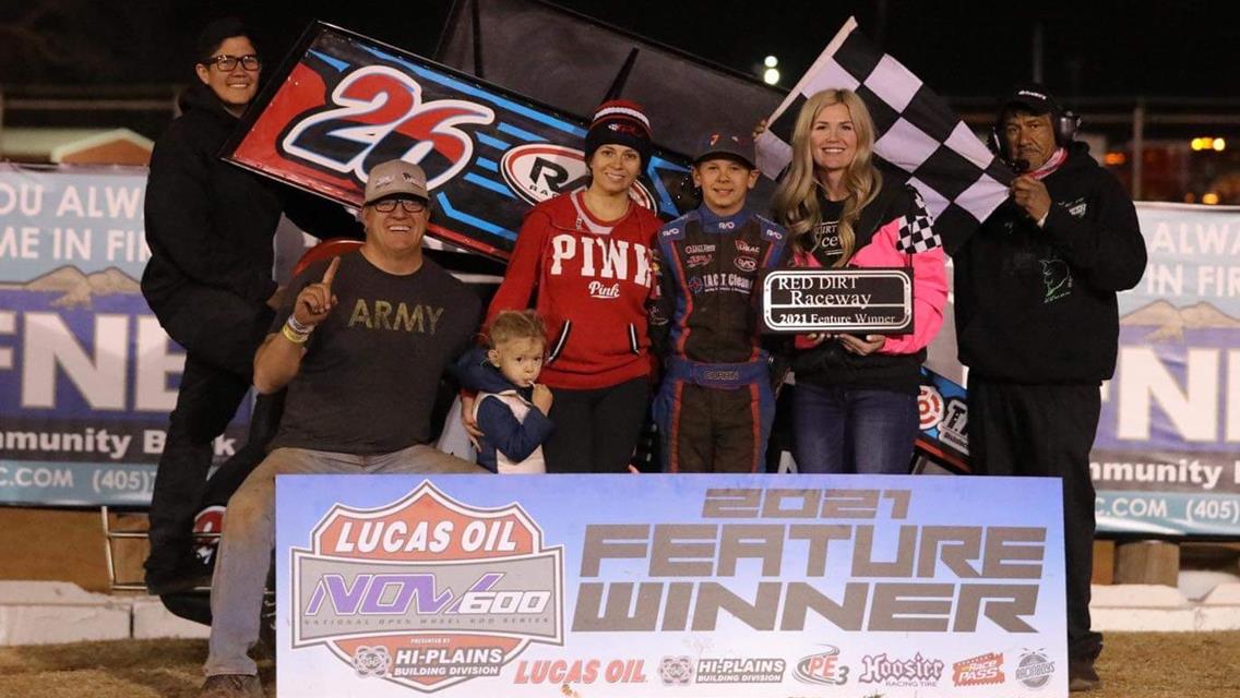Flud and Rueschenberg Garner Lucas Oil NOW600 Series Triumphs at Red Dirt Raceway