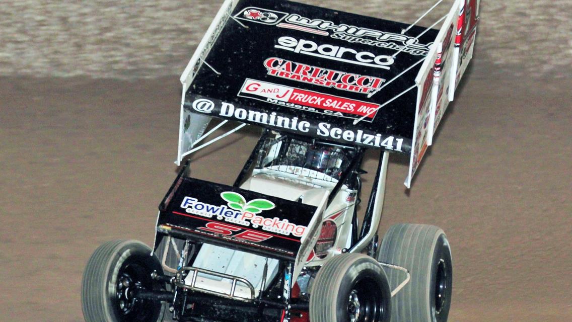 Scelzi Powers to Career-Best World of Outlaws Finish During Calistoga Debut