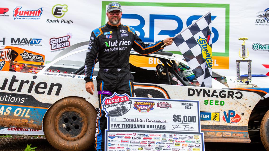 Davenport and McCreadie Split Afternoon Features at Lernerville
