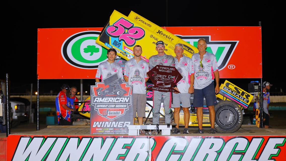 Blake Hahn Dominates ASCS Sooner At 81-Speedway