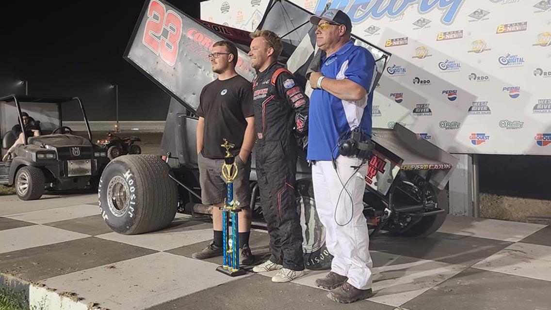 Seth Bergman Sweeps ASCS Frontier At Big Sky Speedway