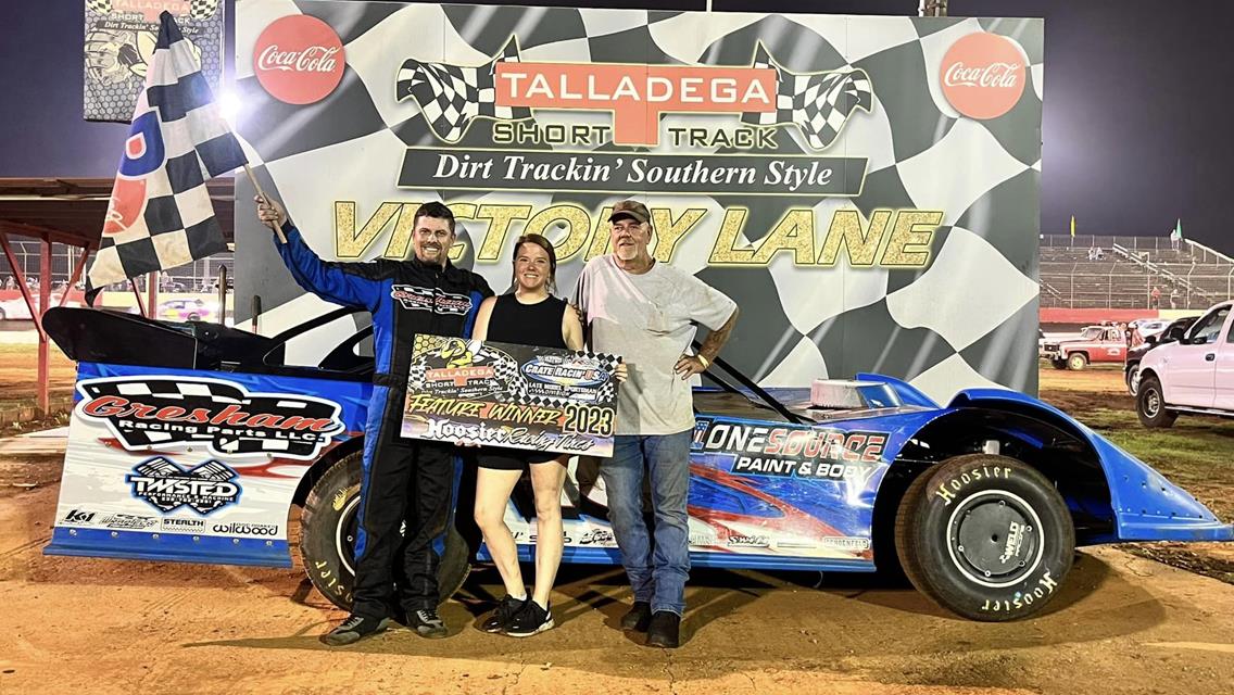 Talladega Short Track (Eastaboga, Ala.) – Crate Racin&#39; USA (non-touring) – August 12th, 2023.