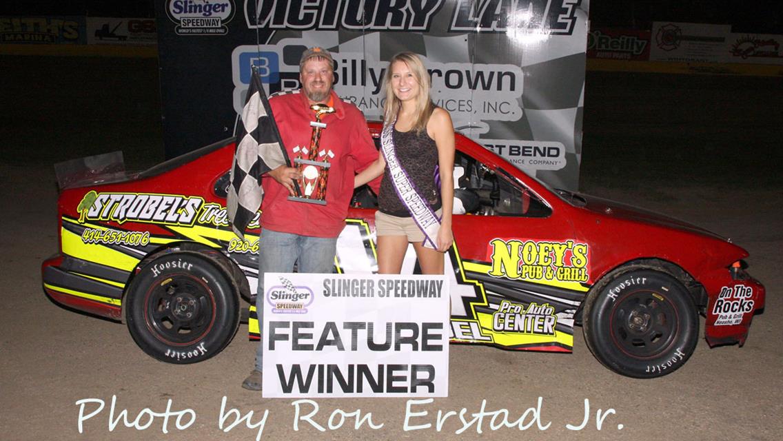 Nottestad wins &#39;Back In The Day&#39; 50-Lap Late Model Feature at Slinger