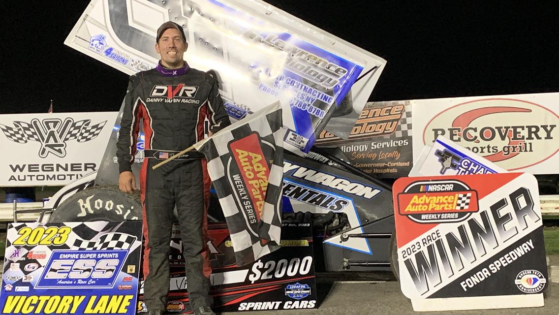 Varin Wins Earl Halaquist Memorial at Fonda Speedway