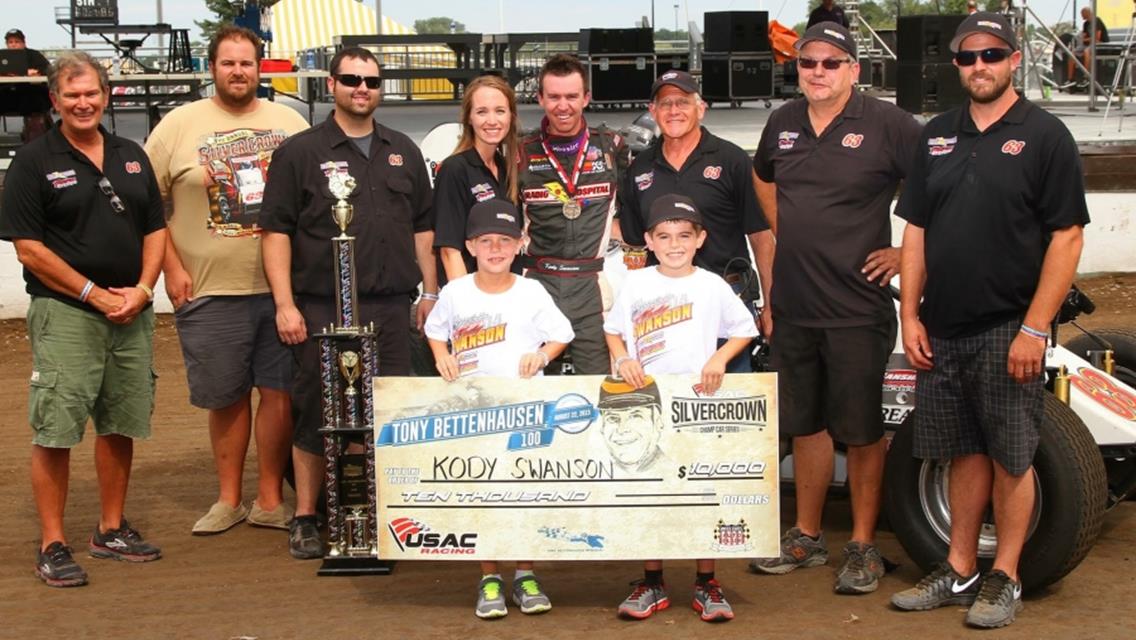 Swanson Makes it Back-To-Back &quot;Tony Bettenhausen 100&quot; Wins