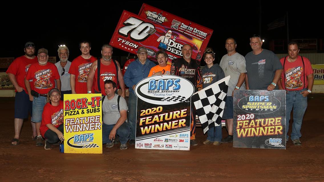 Frankie Herr Takes Super Sportsman Win #2 at BAPS Motor Speedway