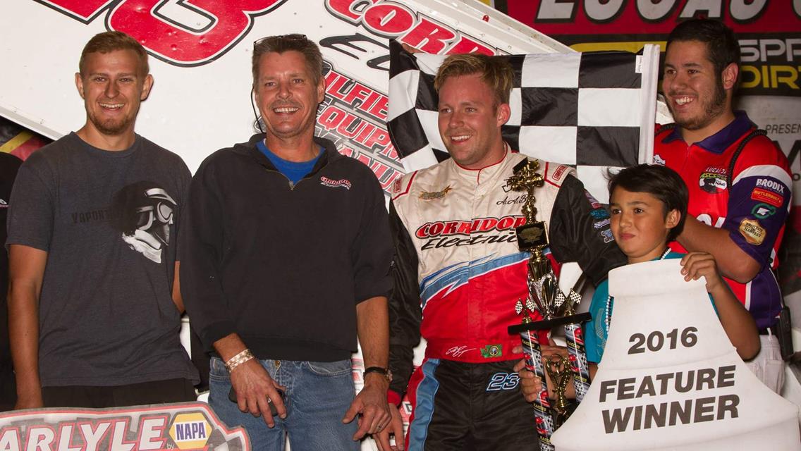 Seth Bergman Prevails With Lucas Oil ASCS At Cocopah Speedway