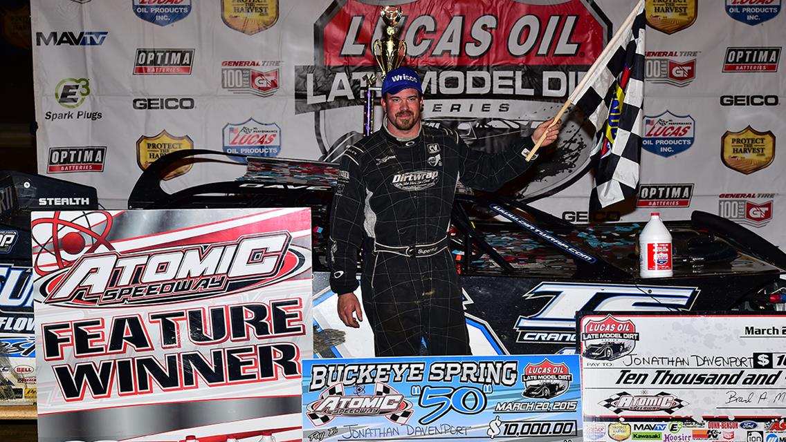 Davenport Decimates Buckeye Spring 50 at Atomic Speedway