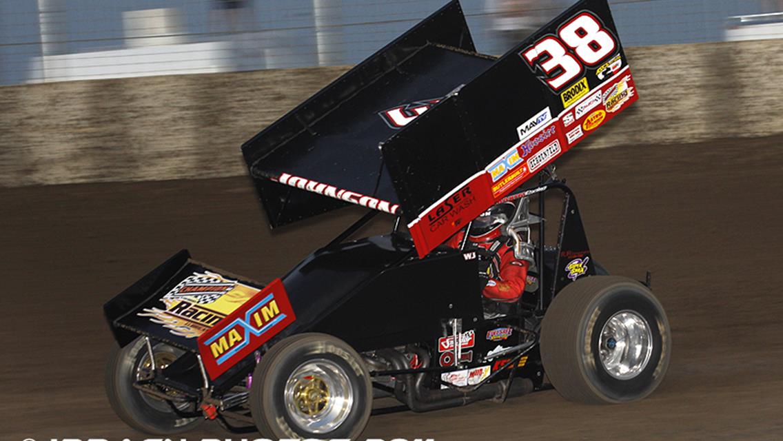 Wayne in action at I-80 Speedway (IBRACN Photo)