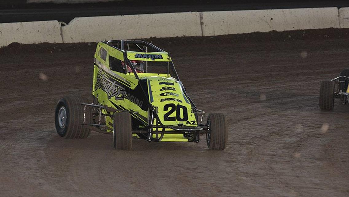 Jarrett Martin Records Top 5 Finish in Micro Sprint Opener
