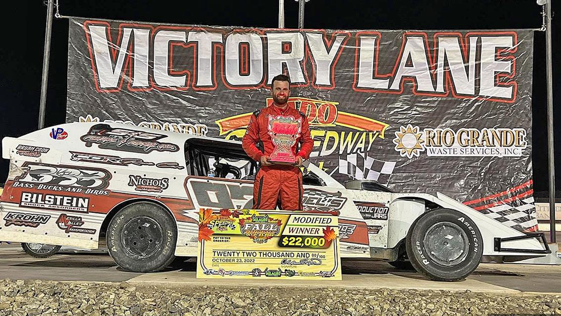 Vado Speedway Speedway (Vado, NM) – USRA Modified Fall Nationals – October 21st-23rd, 2022. (Austin Hood photo)