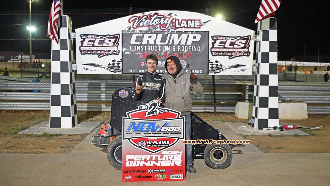 Friesen, Hollan, and Weger Hustle Dirt2Media NOW600 National Fields at Electric City Speedway!