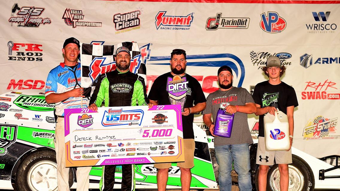 Belleville High Banks (Belleville, Kan.) – United States Modified Touring Series – Belleville Dirt Nationals – June 10th, 2022. (Todd Boyd photo)