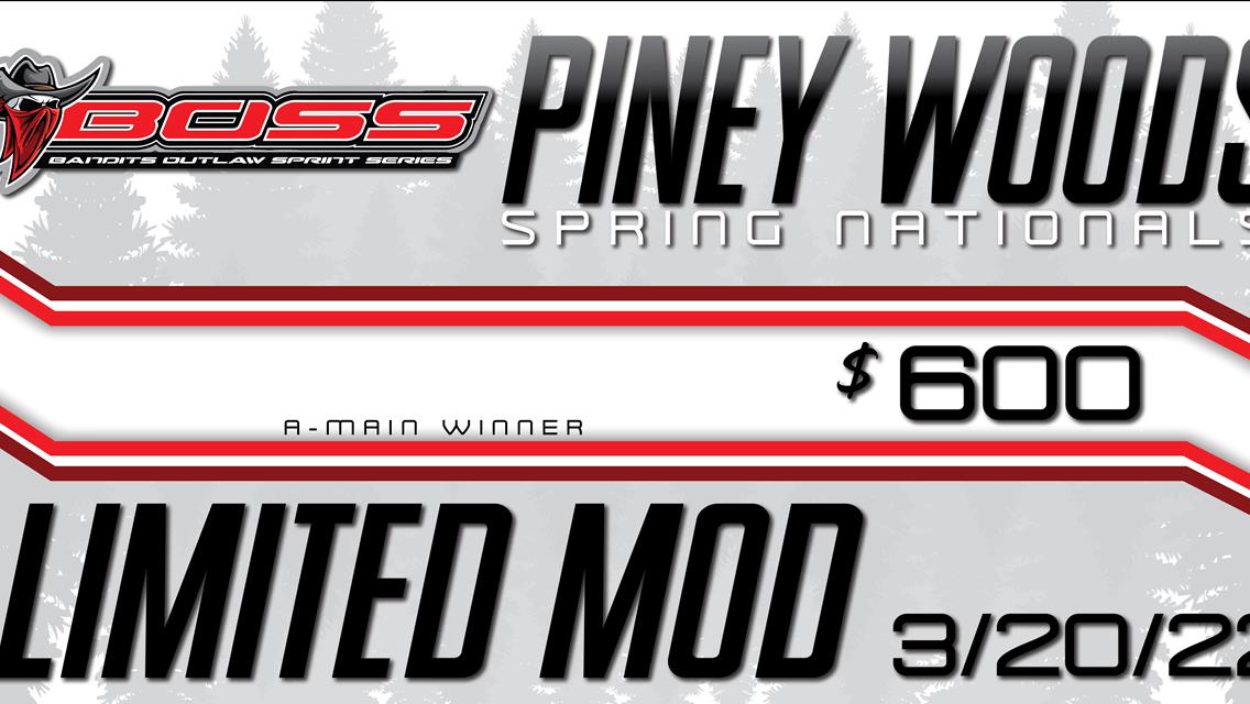 PINEY WOODS SPRING NATIONALS – EVENT DETAILS