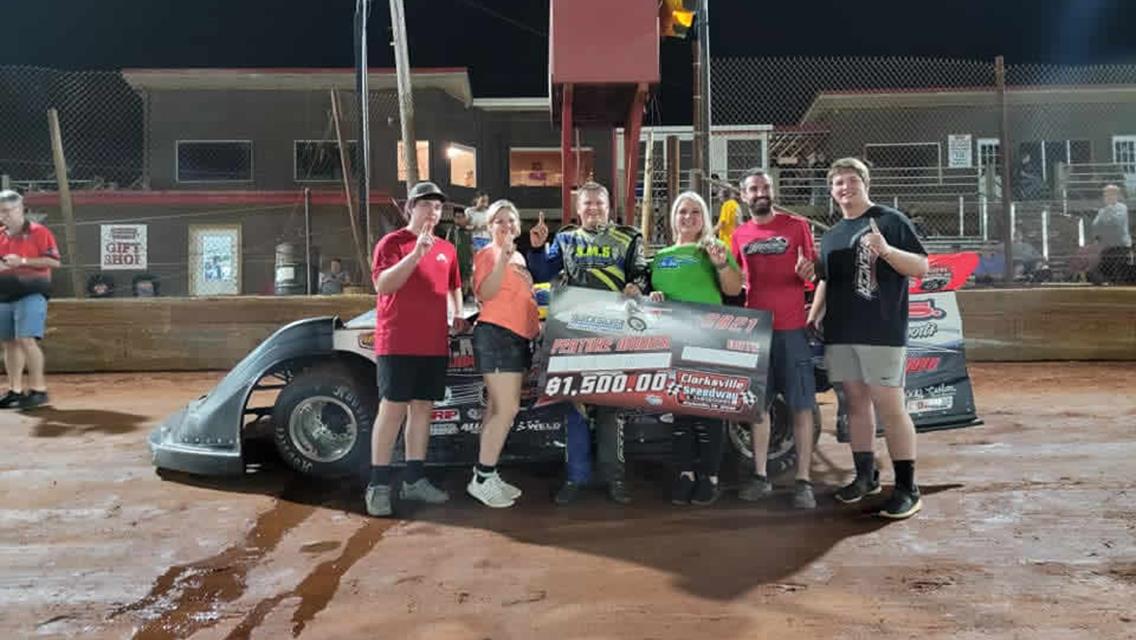 Seibers visits Quicksilver victory lane at Clarksville Speedway