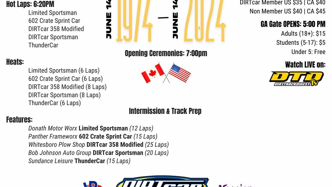 Start Father’s Day Weekend With A Trip To The Races At Can-Am Friday Night