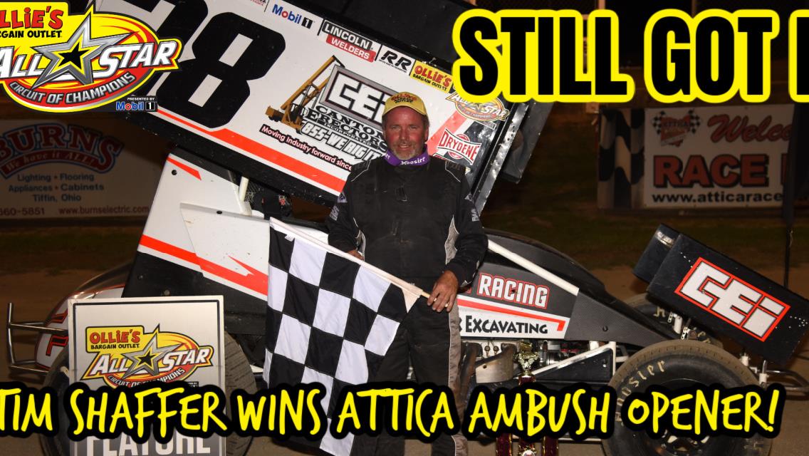 Tim Shaffer scores first All Star victory of 2020 during Attica Ambush opener