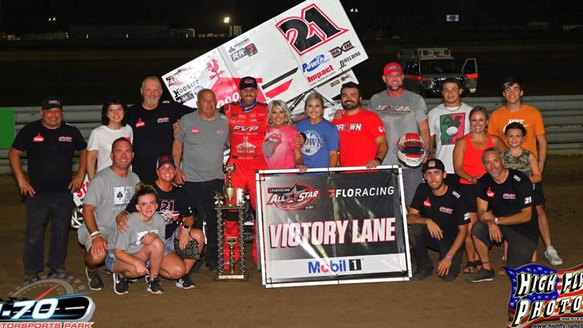 Brian Brown Reaches Victory Lane During Solid Week With All Stars