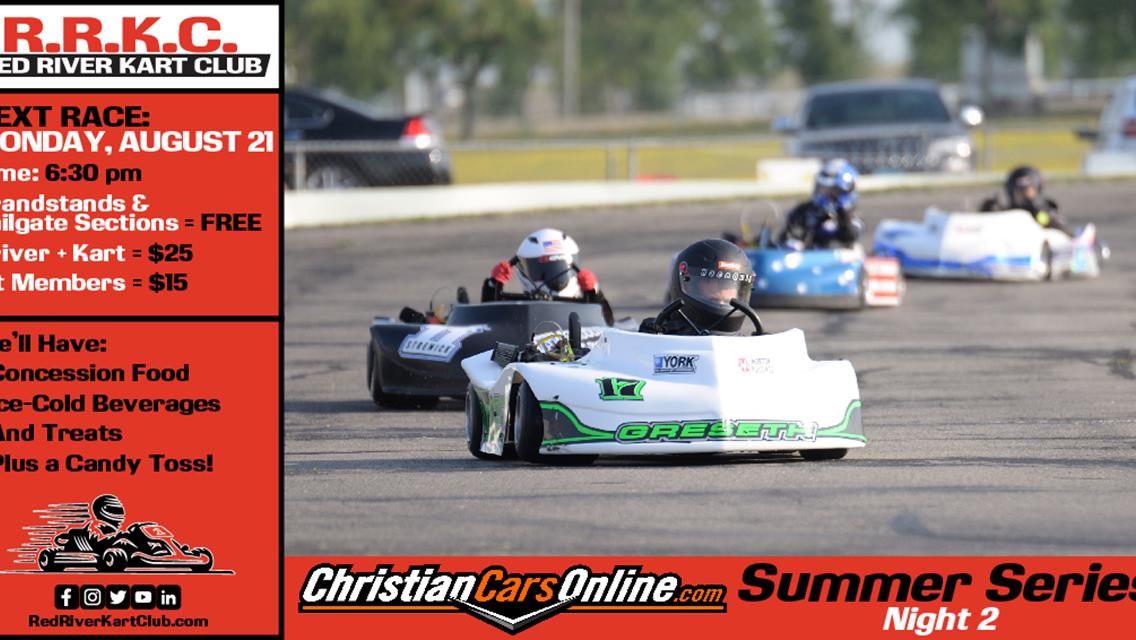 NEXT RACE: Monday, August 21 - ChristianCarsOnline.com Summer Series - Night 2