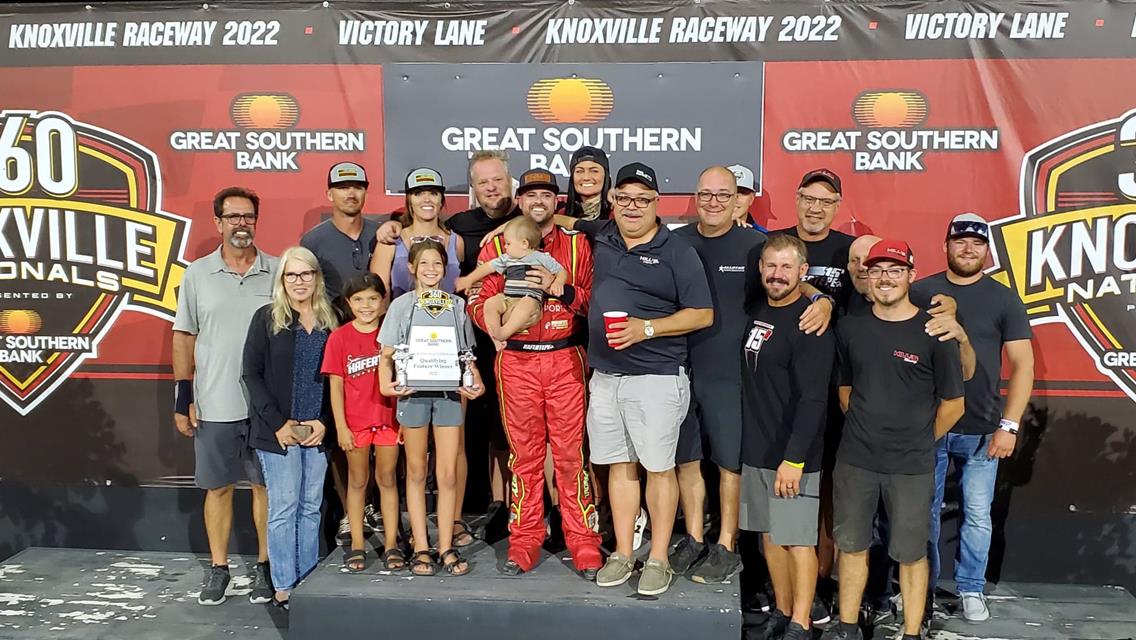 Sam Hafertepe, Jr. Triumphant In 360 Knoxville Nationals Opener!