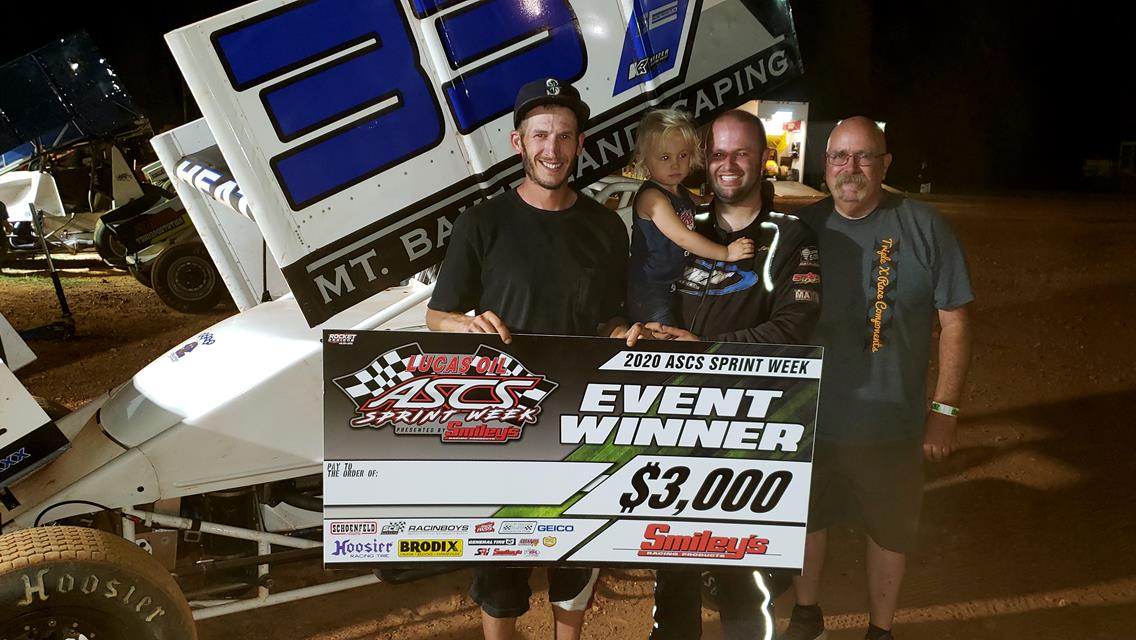 Colton Heath Shines In Lucas Oil ASCS Sprint Week Finale At Diamond Park Speedway