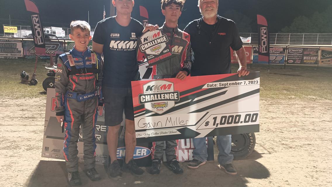 Gavin Miller Masters SSMC’s KKM Challenge Night One Win with POWRi Outlaw Micros