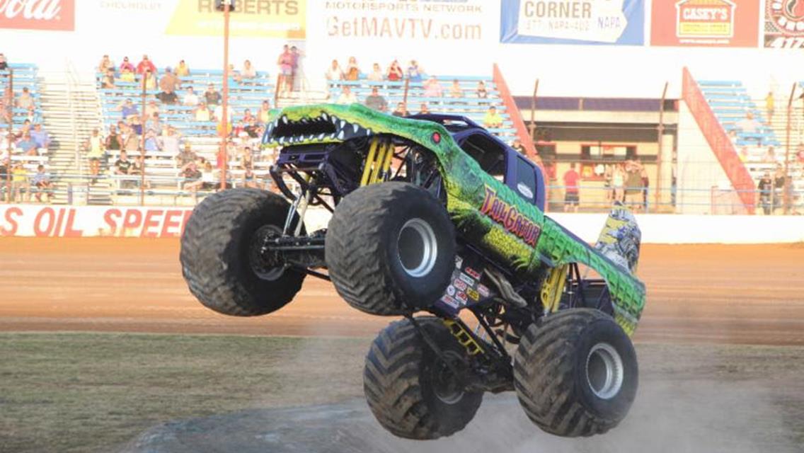 Monstor Trucks wrap up Lucas Oil Speedway season