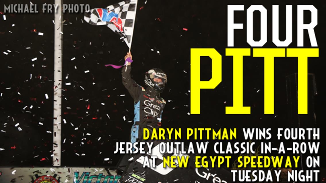 Pittman Wins Four In-A-Row at New Egypt