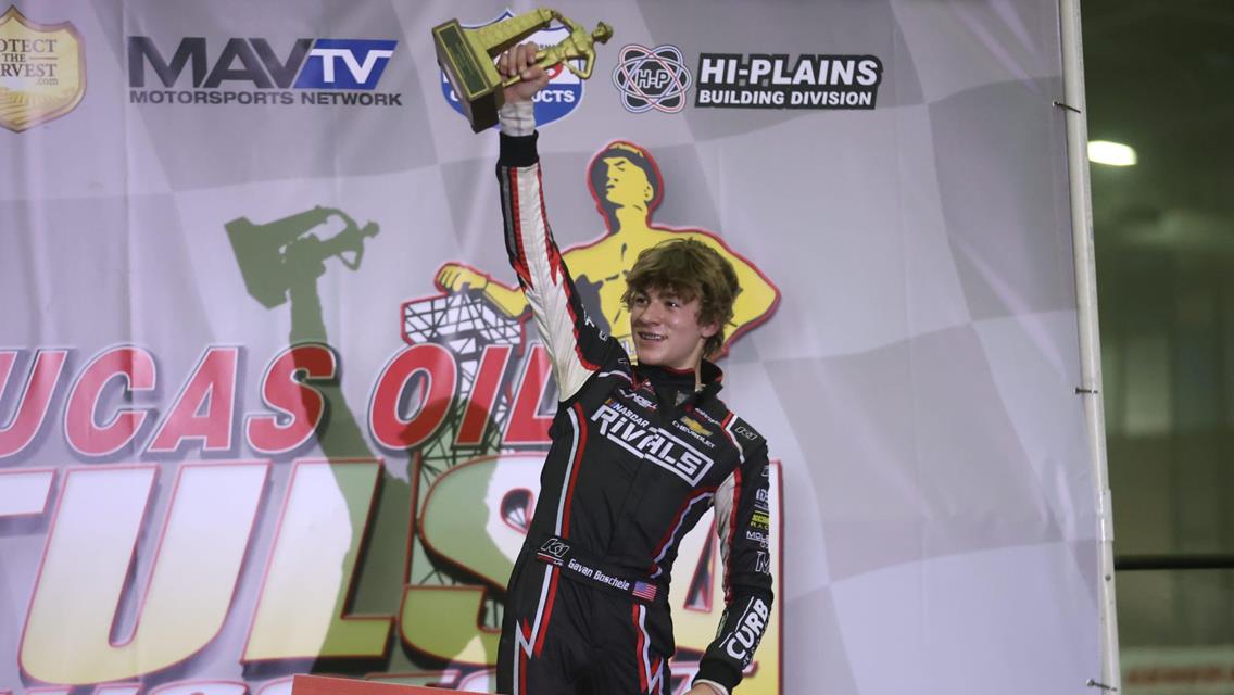 Gavan Boschele Lands First Career Golden Driller With Stock Non-Wing Win