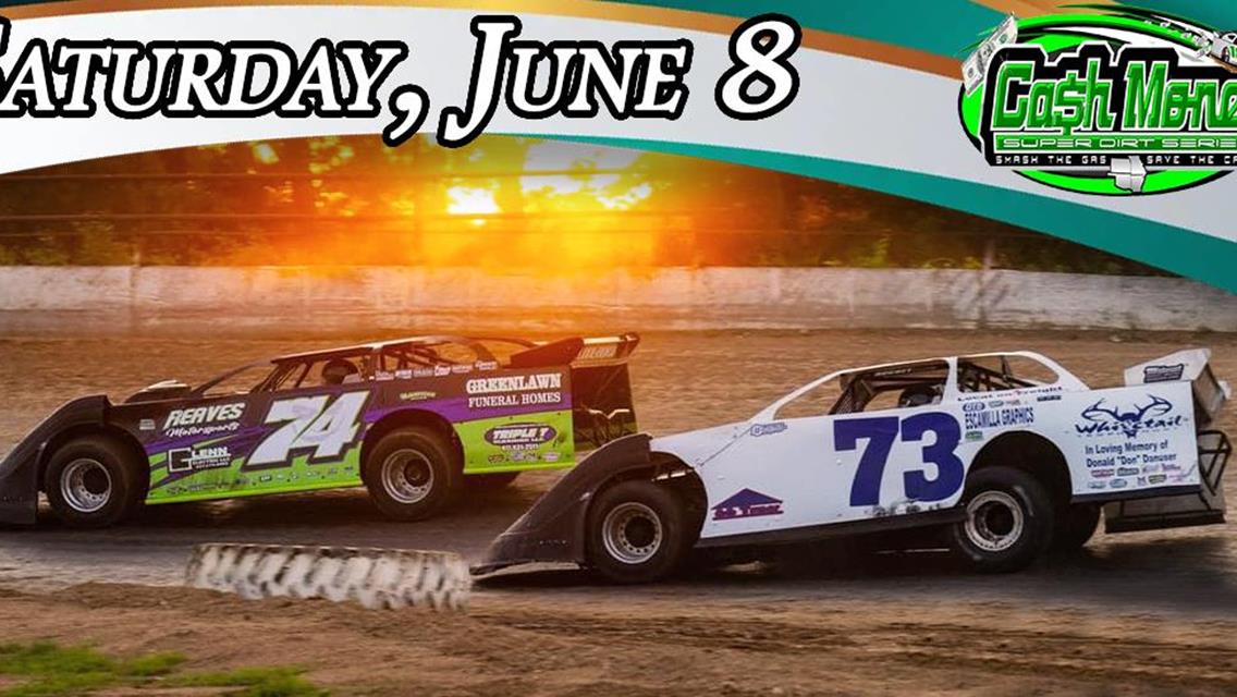First Seasonal Cash Money Late Model Clash at Lake Ozark Speedway June 8th