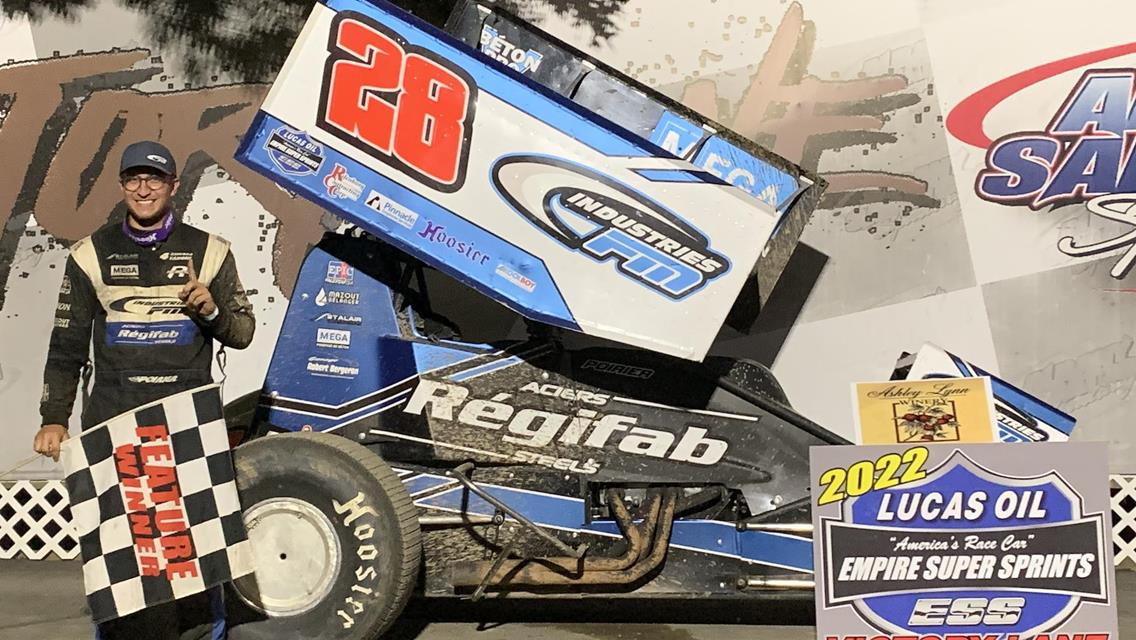 Jordan Poirier Slides to Win at Albany-Saratoga Speedway