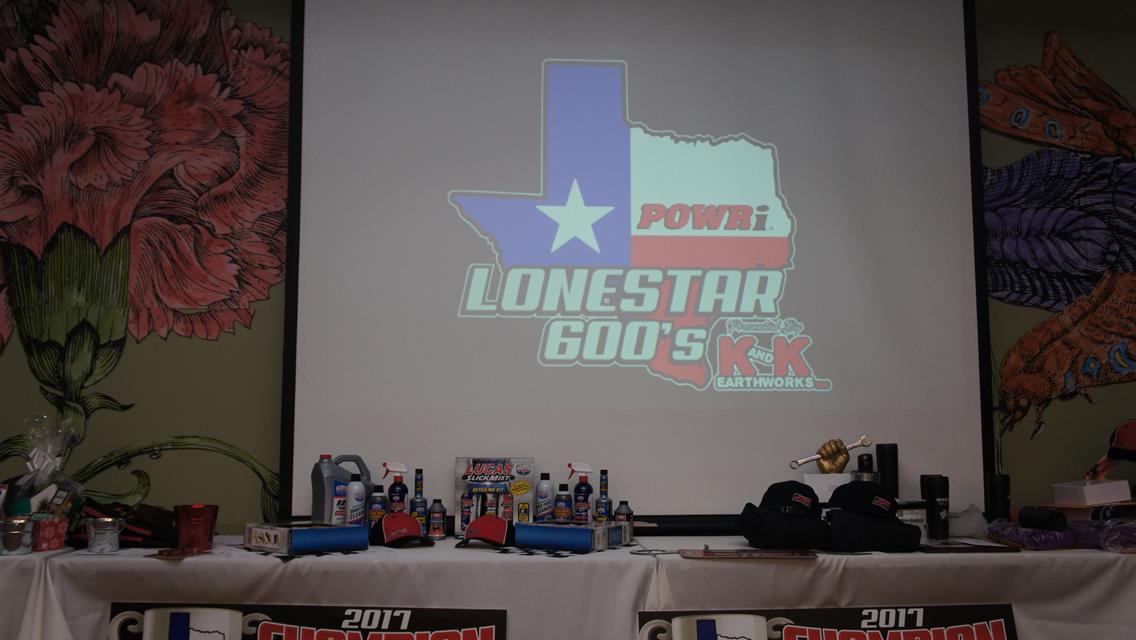 2017 Champions Crowned at The 4th Annual POWRi Lonestar 600 Banquet