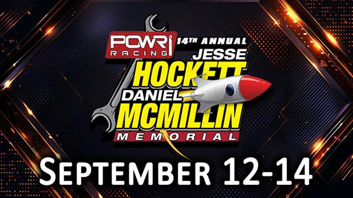14th Annual Hockett/McMillin Memorial Entries Open for POWRi 410 &amp; WAR Sprints