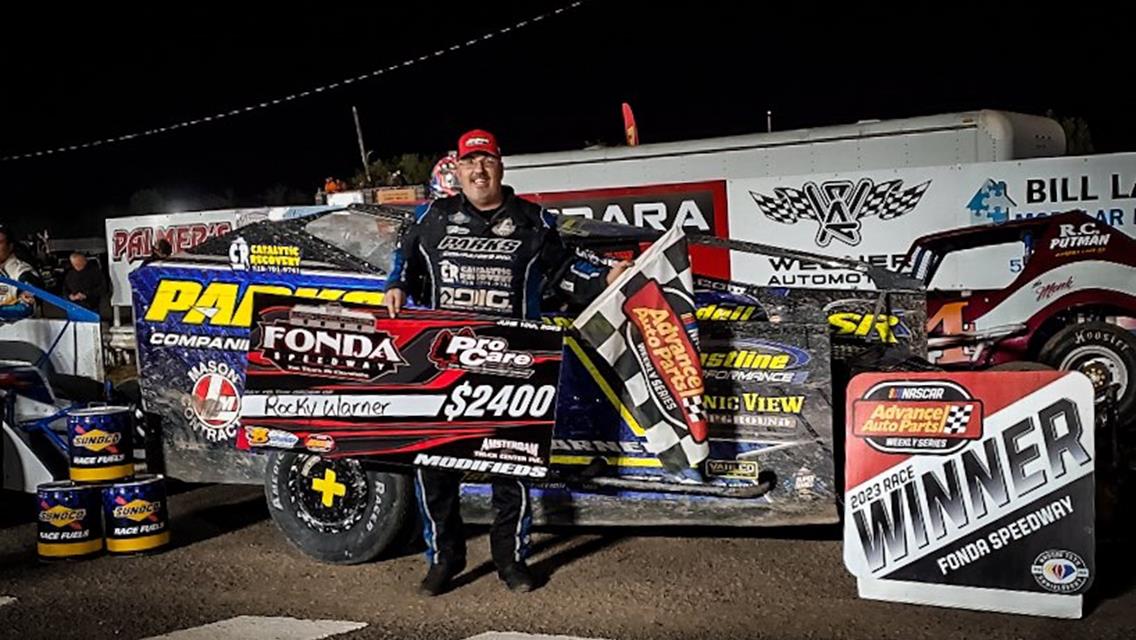 WARNER RACES TO SECOND WIN OF THE SEASON AT FONDA