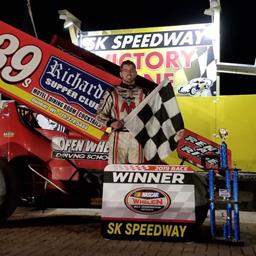 Scotty Thiel – Scores Win at SK Speedway followed by Outlaw Run at Beaver Dam!