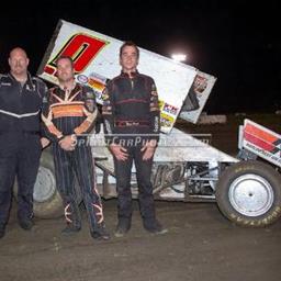 Jonathan Allard opens KWS season in victory lane at Antioch Speedway