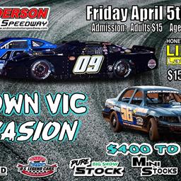 NEXT EVENT: Crown Vic Invasion Friday April 5th at 8pm