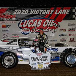 First-time winners Salter, Cox join points leaders Reed, Jackson in Lucas Oil Speedway victory lane