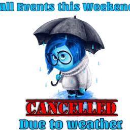 September 18th Cancelled Due To Rain
