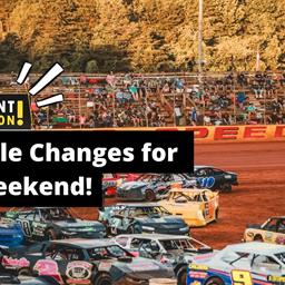 Important Updates for This Weekend&#39;s Two Day Show!!!