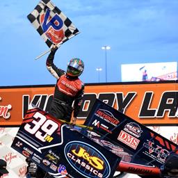 Macri, Sullivan and Yeigh Hustle to Heiman Fire Equipment Night Wins at Huset’s Speedway