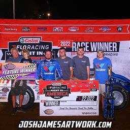Spoon River Speedway (Banner, IL) – Castrol FloRacing Night in America – May 11th, 2022. (Josh James Artwork)