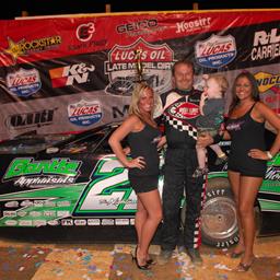 Owens Passes Schlieper on White Flag Lap for Night One “Scorcher 100” Presented by Reece Monument Co. Win at Volunteer Speedway