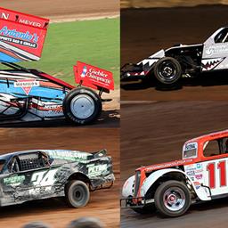 Points leader McMullen motors to fourth 2023 PDTR 360 Sprint Car A-main triumph