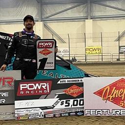 Thomas Meseraull Masters Jr Knepper 55 with POWRi National Midget League Win