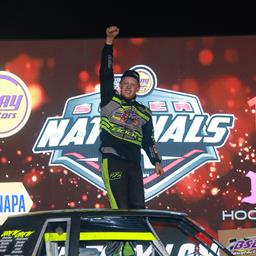 Smith, Grape top Tuesday Super Nationals Hobby Stock qualifiers